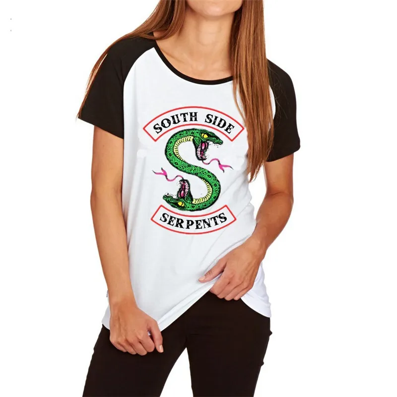 Костюмы для косплея южнобоковых ривердэйлов змей женская футболка с коротким