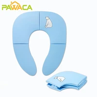 portable folding potty seat cover pad mat soft toilet training seat travel urinal cushion for toddler kids children baby care