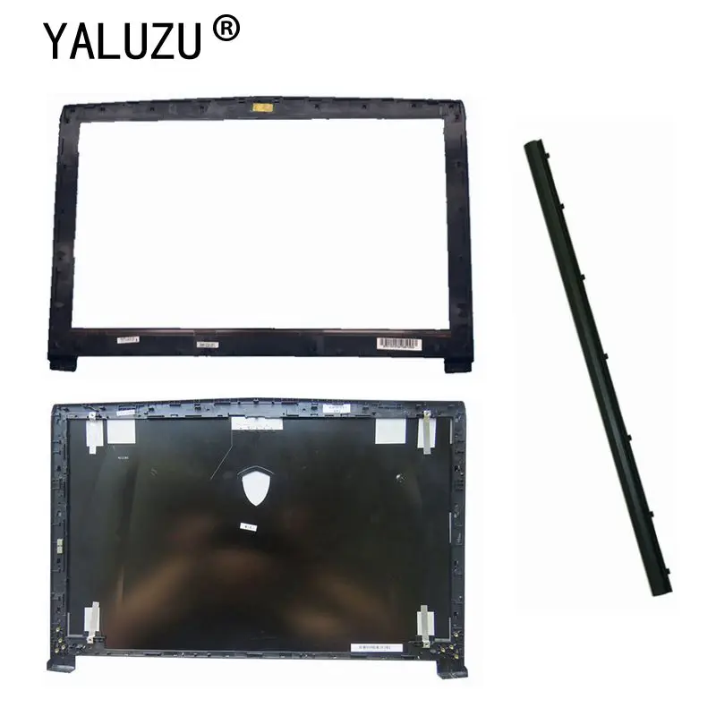 Новинка, чехол YALUZU для MSI GE62 2QD-007XCN MS-16J1 16J1 16J2 16J3, верхняя задняя крышка ЖК-дисплея, черная безрамочная крышка/петля c