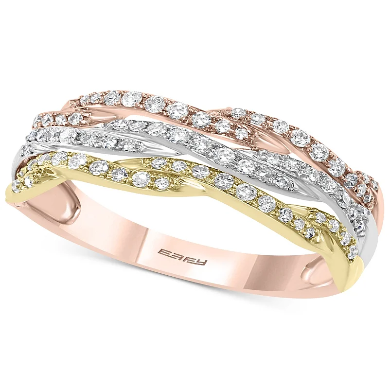 

Simple 3 Colors Female Winding Inlaid Crystal Zirconium Rhinestone Ring for Women Party Jewelry Accessories