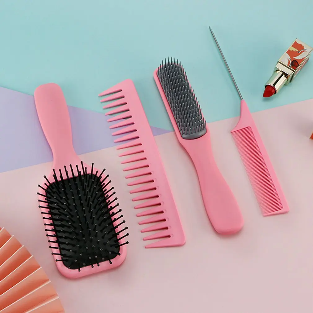 

Hair Comb Set Paddle Hair Brush Detangling Brush Detangler Hairbrush For All Hair Types Hair Care Styling Tools