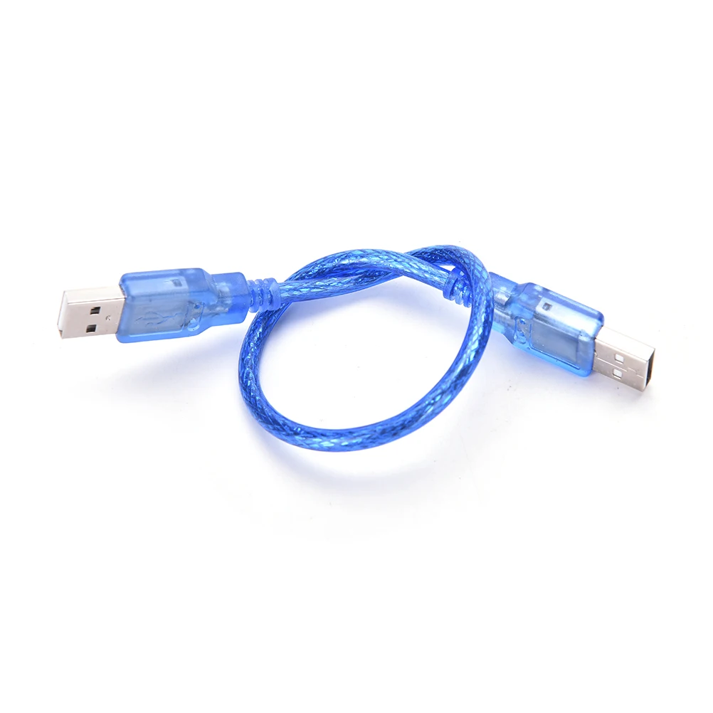 

New 30cm USB 2.0 Type A Male to USB Male Cord Adapter Data Extension Cable