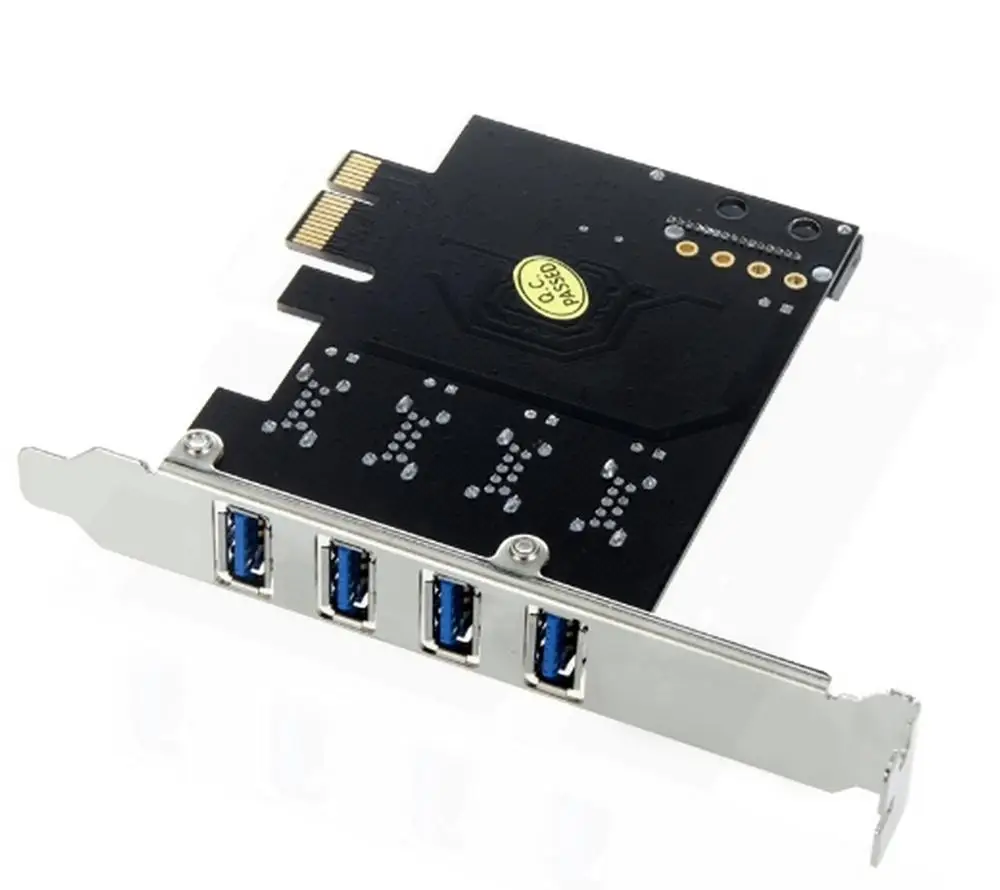 Карта ULS Pci-e USB3.0 суперскоростная 5 Гбит/с 4 порта USB 3 0 PCI-E Экспресс-карта