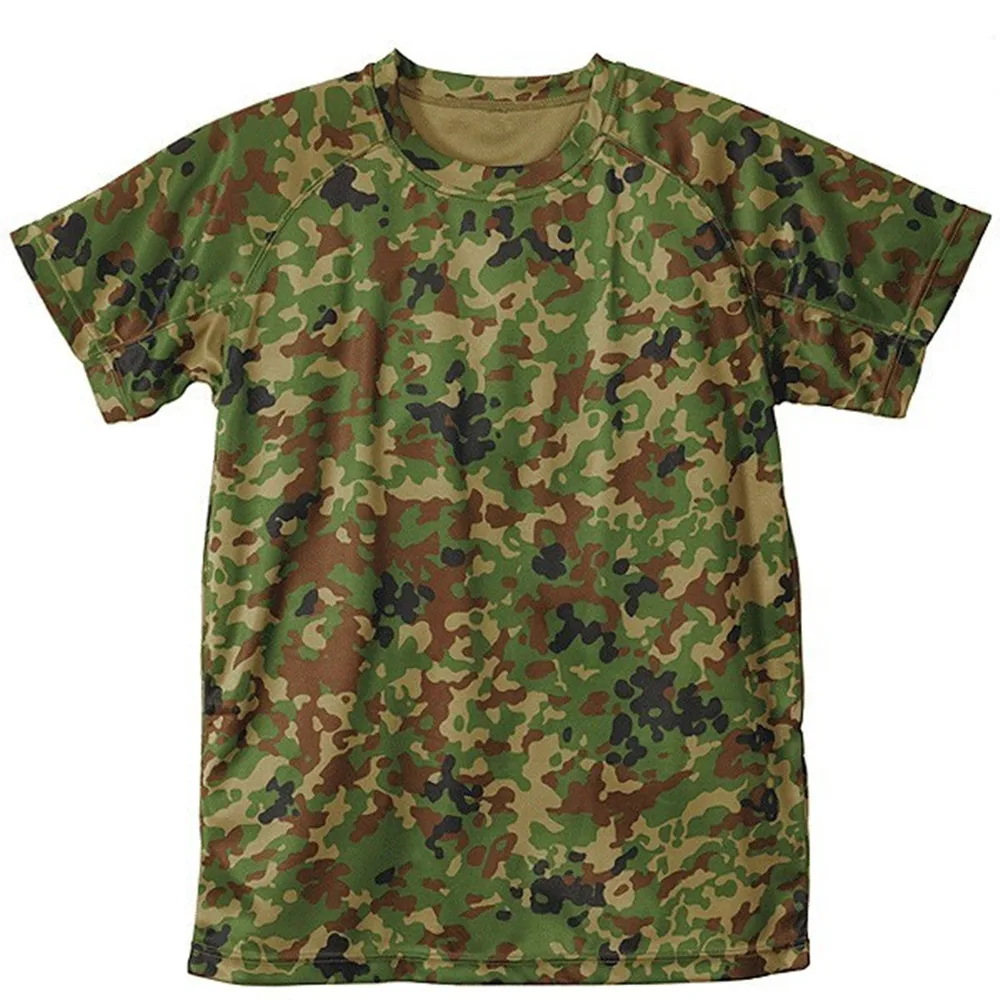 

Японская камуфляжная Мужская футболка WW2 для самообороны, винтажная рубашка, цветная Спортивная Ретро Уличная тактическая футболка с корот...