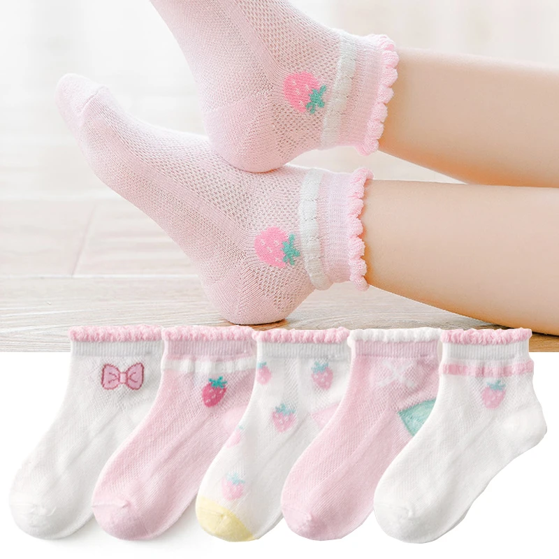 

Новое поступление 2021, носки для маленьких девочек и мальчиков, Аксессуары для младенцев, летние повседневные носки для новорожденных, сетча...