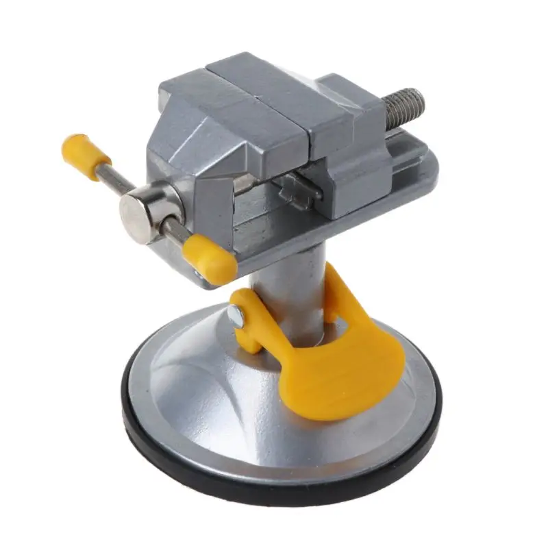 360 градусов Фиксированная Рама присоска зажим регулируемые настольные тиски