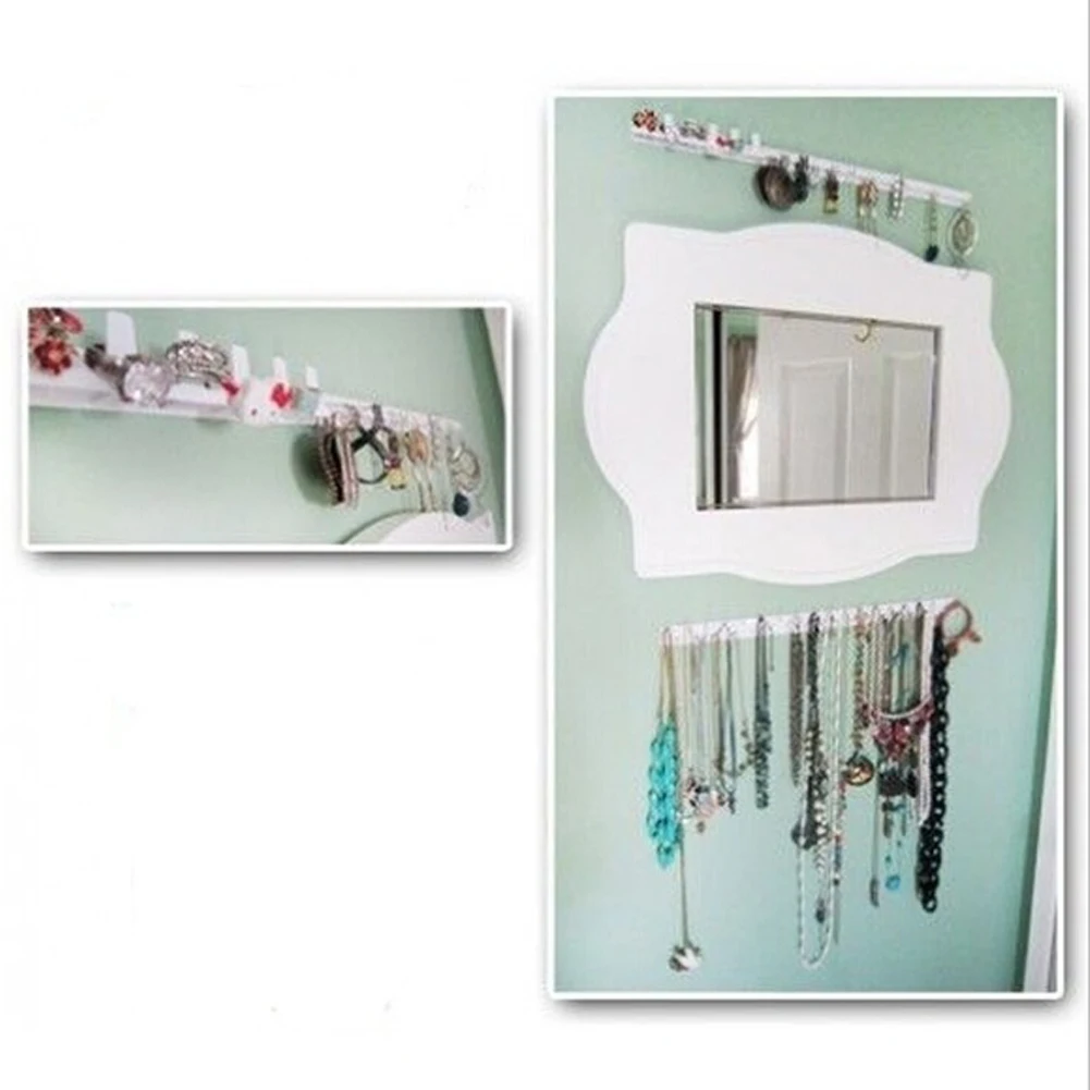 

Jewelry Display Rack 9-in-1 Jewelry Display Organizer Adhesive Paste Wall Hanging Necklace Hanger