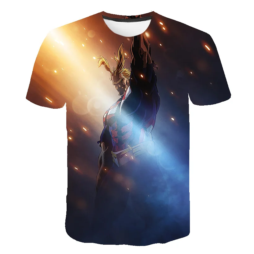 Футболка мужская с 3D-принтом и коротким рукавом свободного покроя | Мужская