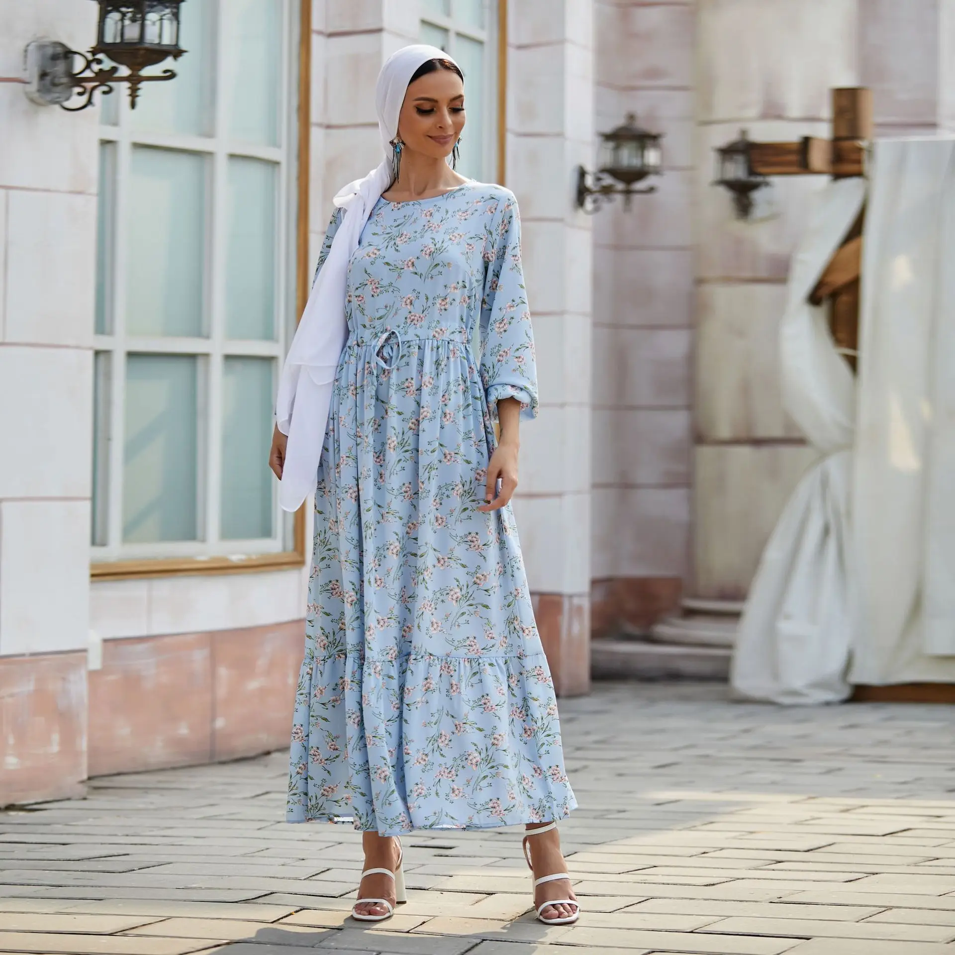 Eid Mubarak Рамадан Кафтан Дубай Abaya Турция женское платье ислам Caftan Marocain платья s |
