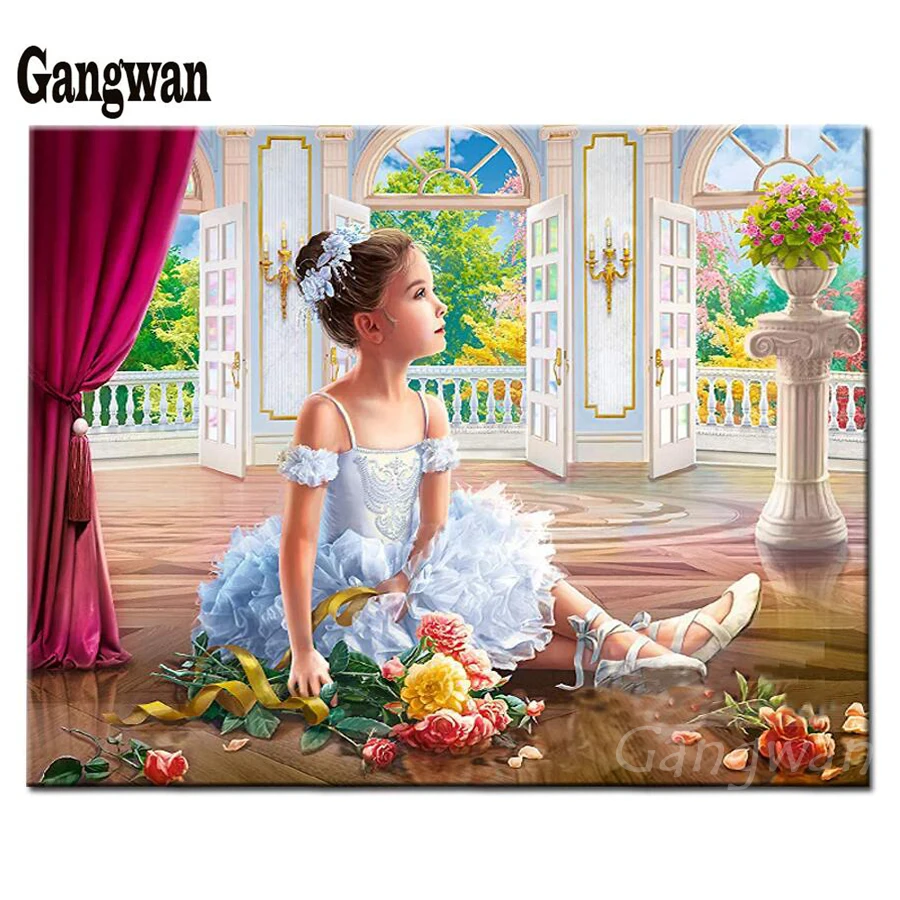 5d Стразы для рукоделия наборы вышивки крестиком набор балерины алмазная