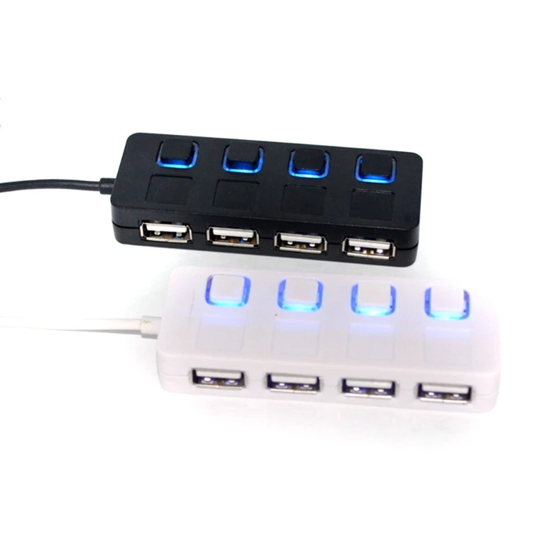 

Высокоскоростной разветвитель передачи данных USB2.0 4 порта с переключателем для ноутбука, совместимый с Windows PC Mobile HDD 480 Мб
