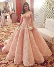 Розовые платья для Quinceanera 2021, элегантное бальное платье, милое вечернее кружевное платье-корсет с украшением для 16 вечерние Ринок, выпускного вечера, длинное платье для выпускного вечера