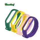 2021 для Просо браслет однотонные туфли-лодочки, 5 Цвет для мужчин и для женщин силиконовый замена для MI 5 Аксессуары Новый ремешок на запястье