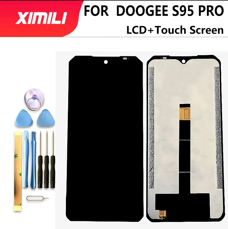 100% Оригинальный Новый ЖК-дисплей DOOGEE S95 PRO + кодирующий преобразователь сенсорного экрана в сборе LCD + сенсорный дигитайзер для DOOGEE S95 PRO + Инструменты