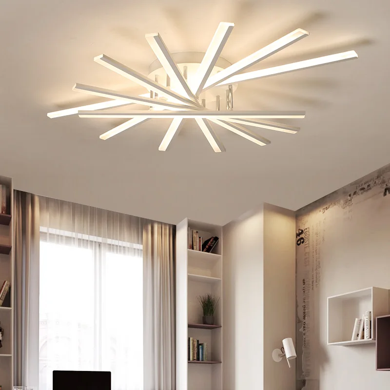 

New Arrival Modern led ceiling chandelier lights for living room bedroom dining Study room Aluminum led Chandelier lamp fixtures