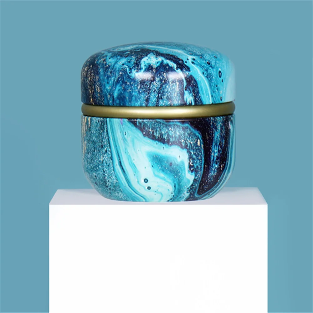 

1pcs Tea Can Japanese style Kitchen Tea Box Jar Storage Holder Candies Cans Teaware Tea Caddies Tin Containers Storage Box