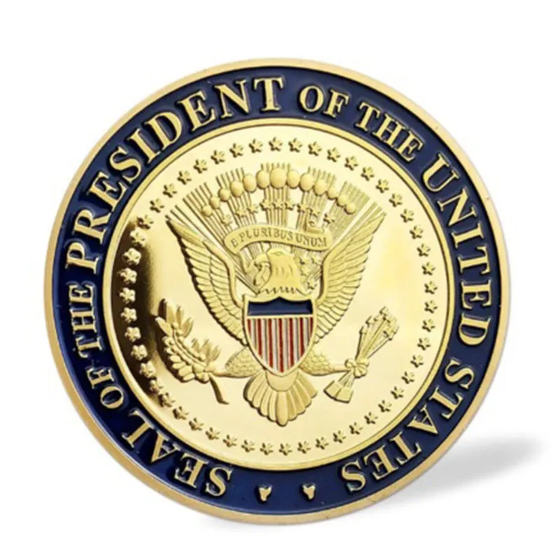Дональд Дж. Трамп 2020 Keep America Great Commander в голове Золотой вызов копия монеты памятная