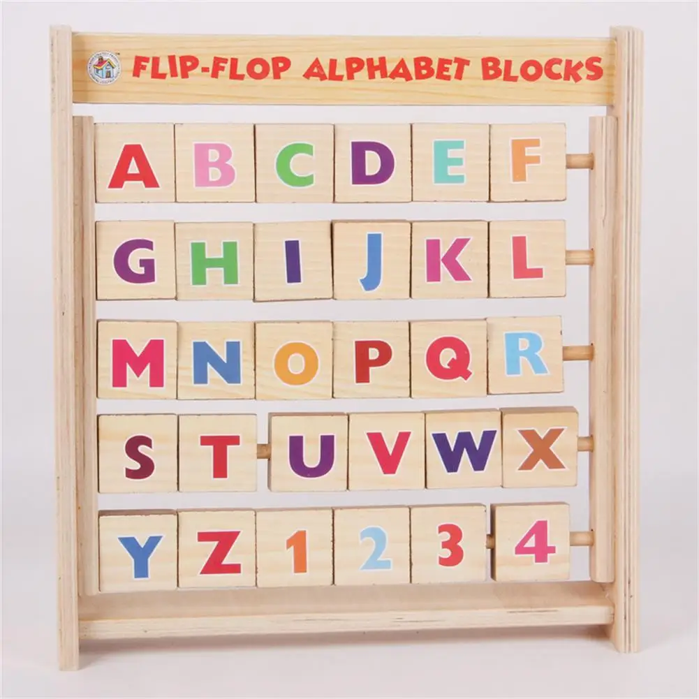 MeterMall Детские Ранние развивающие игрушки Английский алфавит животные деревянный