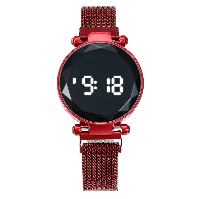 Новые женские часы Tendencia с металлическим ремешком спортивные электронные модным