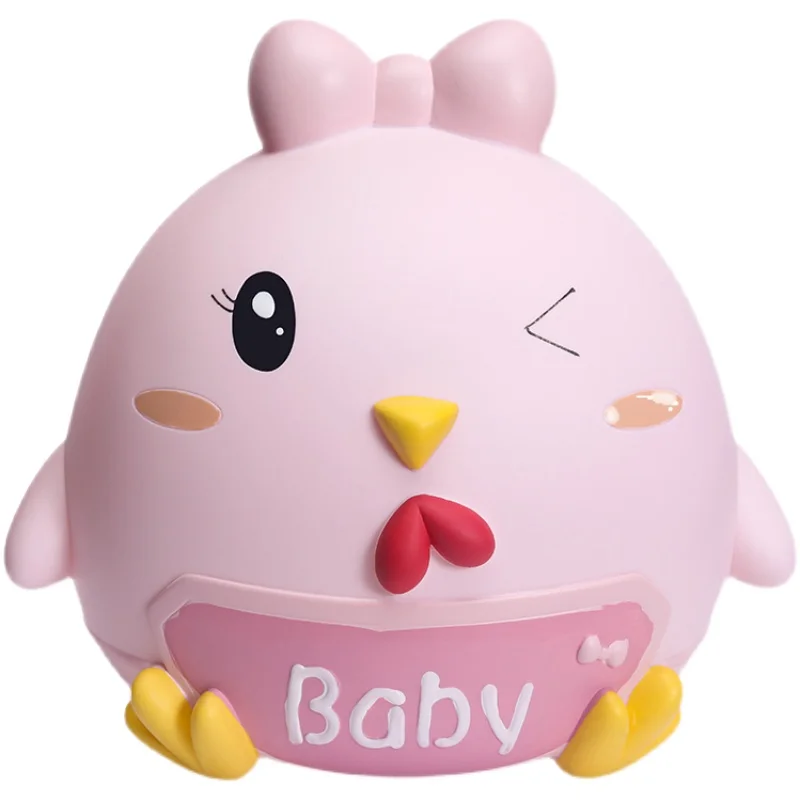 

Yuanqi Chicken Coin Bank Savings Bank Drop-Resistant Gift for Children Online Red Cute Can Save Cartoon Ornaments Girl Gift