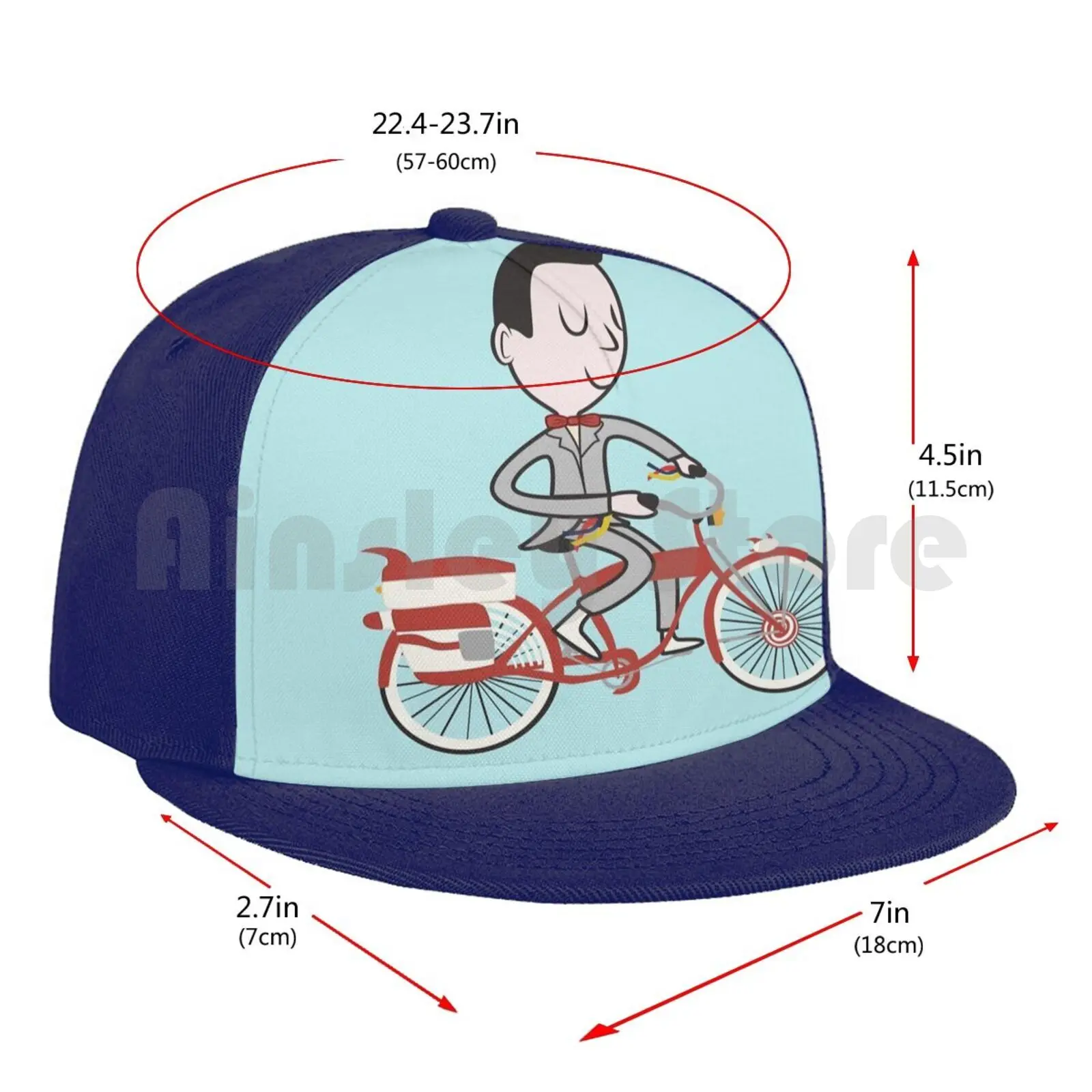 

My Bike-Pee Wees Big Adventure Baseball Cap Unisex Mesh Casual Print Adjustable Pee Wee Bike Cartoon Pee Wees Big Adventure Pee