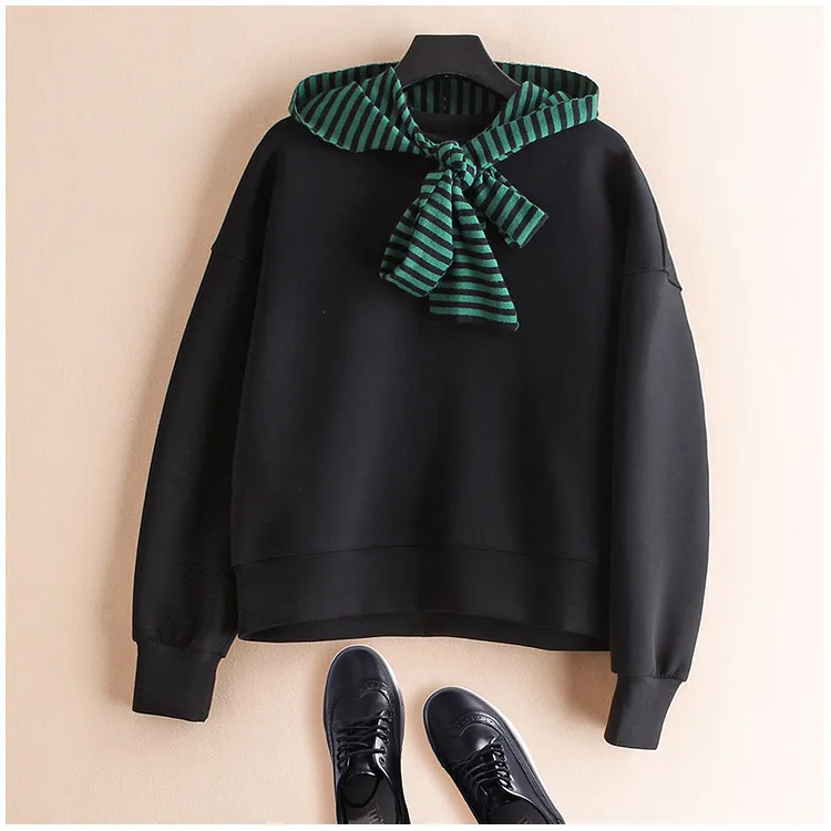 

New Winter simple high quality cotton classic casual breathable women's Hoodie
