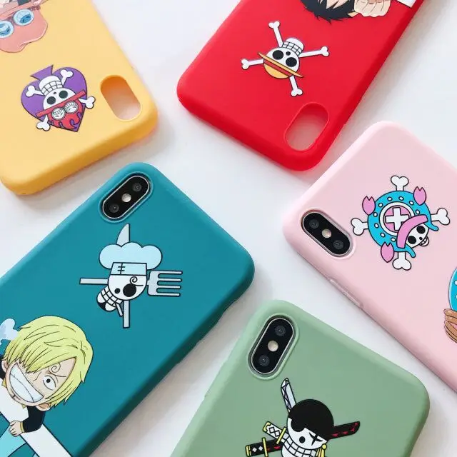 Японский Аниме one piece Зоро Луффи матовый чехол для iphone 11 Pro Xs MAX XR X 6 6s 7 8 plus смешная