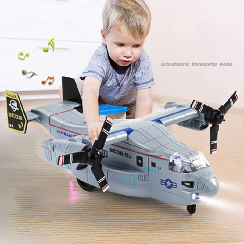 Лучшие продажи детская моделирование самолета развивающие игрушки звук