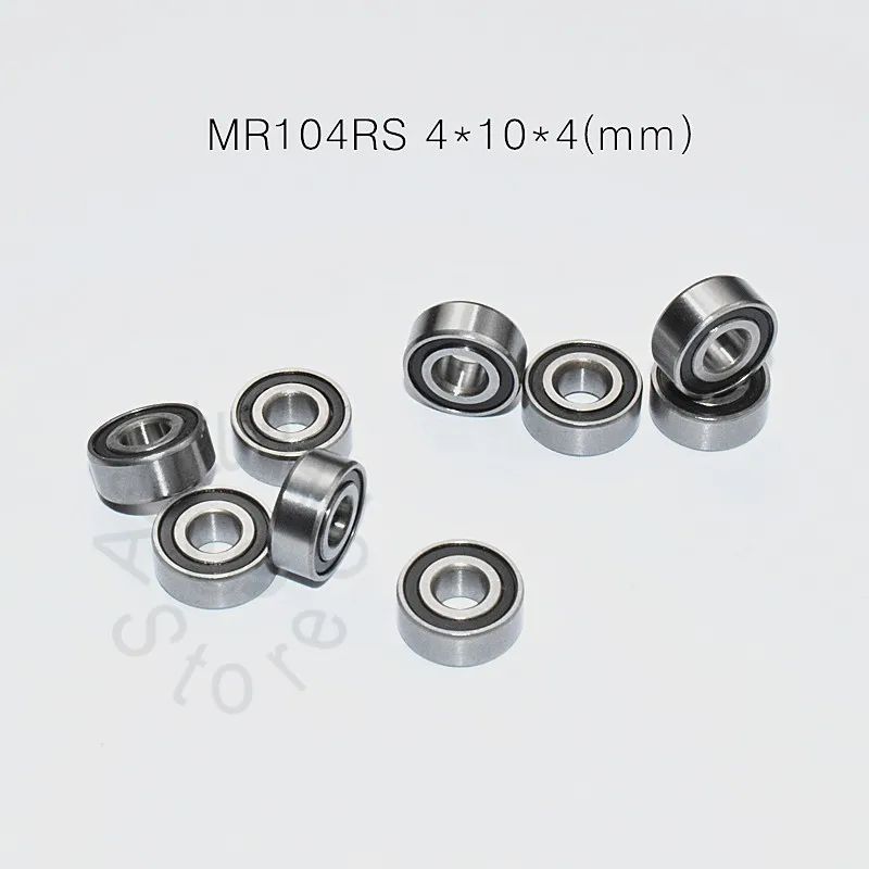 

Миниатюрный подшипник MR104RS, 10 шт., 4*10*4 (мм), хромированная сталь, резиновые герметичные высокоскоростные детали механического оборудования