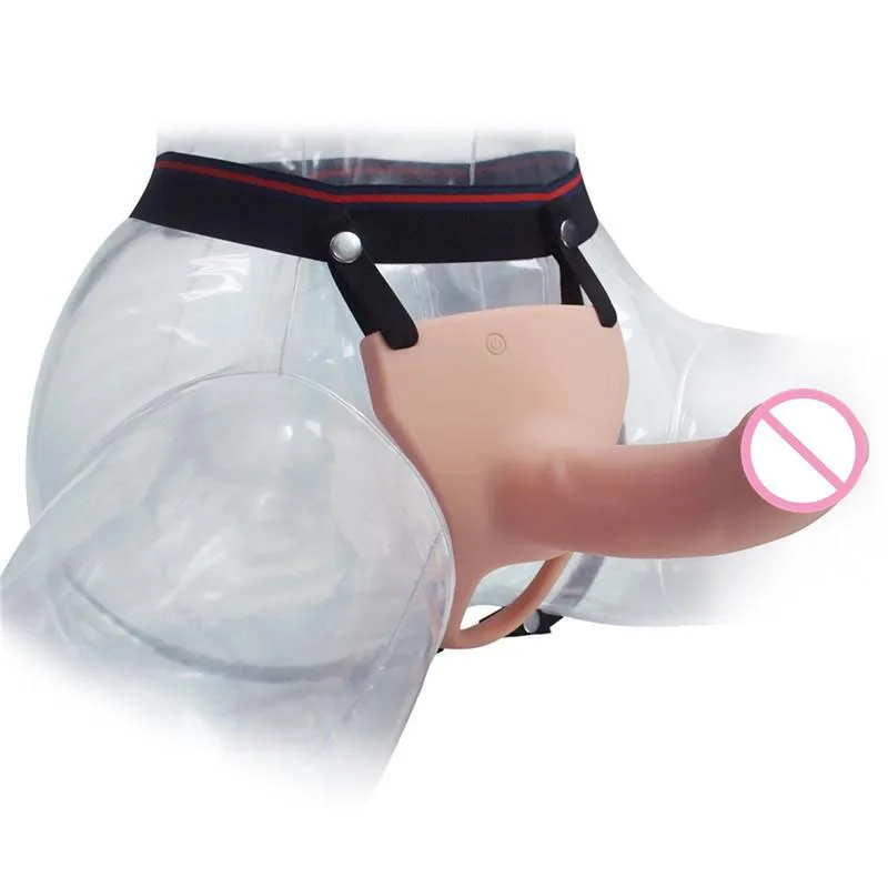 10 скоростей страпон большой фаллоимитатор полый реалистичный силиконовый