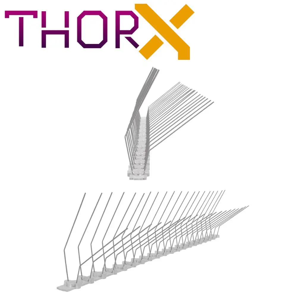 Шипы для отпугивания голубей 2 ряда шипы птиц на поликарбонатной базе высокое