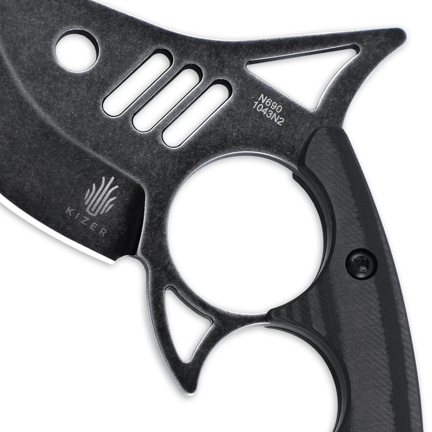 Нож Kizer с фиксированным лезвием 1043N1/1043N2 нож для выживания из нержавеющей стали N690