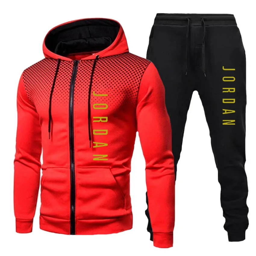 

Autumn and winter men's suit brand sportswear sportswear 2-piece suit men's pullover men's street wear coat jacket
