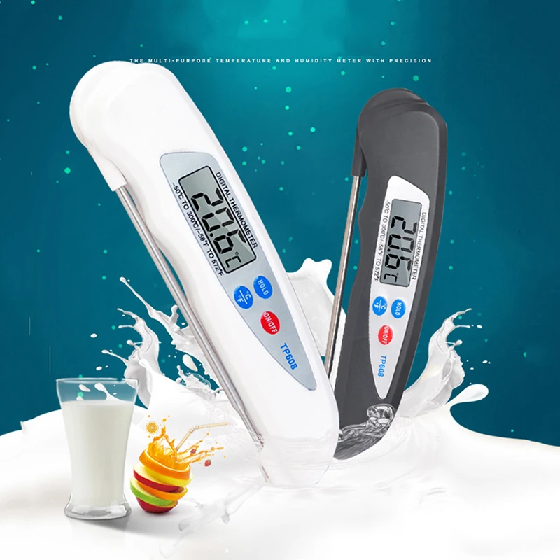 

Кухонный Термометр для молока, цифровой измеритель температуры для приготовления пищи, барбекю, мясом, водой, с щупом, для духовки