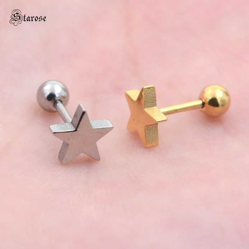 Серьги-гвоздики Starose Для Пирсинга Ушей женские ювелирные украшения для ушей со