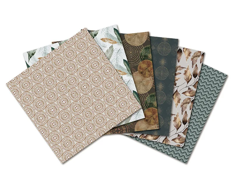 Бумажная бумага ручной работы с Африканским рисунком 12 шт. 6 дюймов | Дом и сад