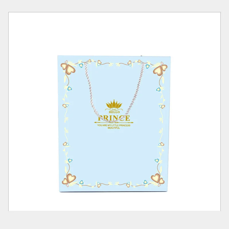 

DoreenBeads Fashion Exquisite Princess Prince English Letter Paper Candy Gift Bags For Birthday Party Gift Supplies 1PC