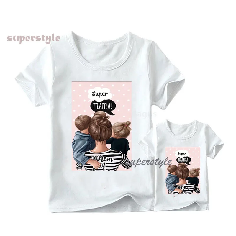 

Лето 2021, семейная Одинаковая одежда, футболка, для мамы, дочки, сына, футболка для мамы, dHKP182