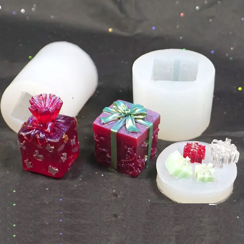 Эпоксидная смола лампы в форме свечи Силиконовые Формы Рождественский подарок