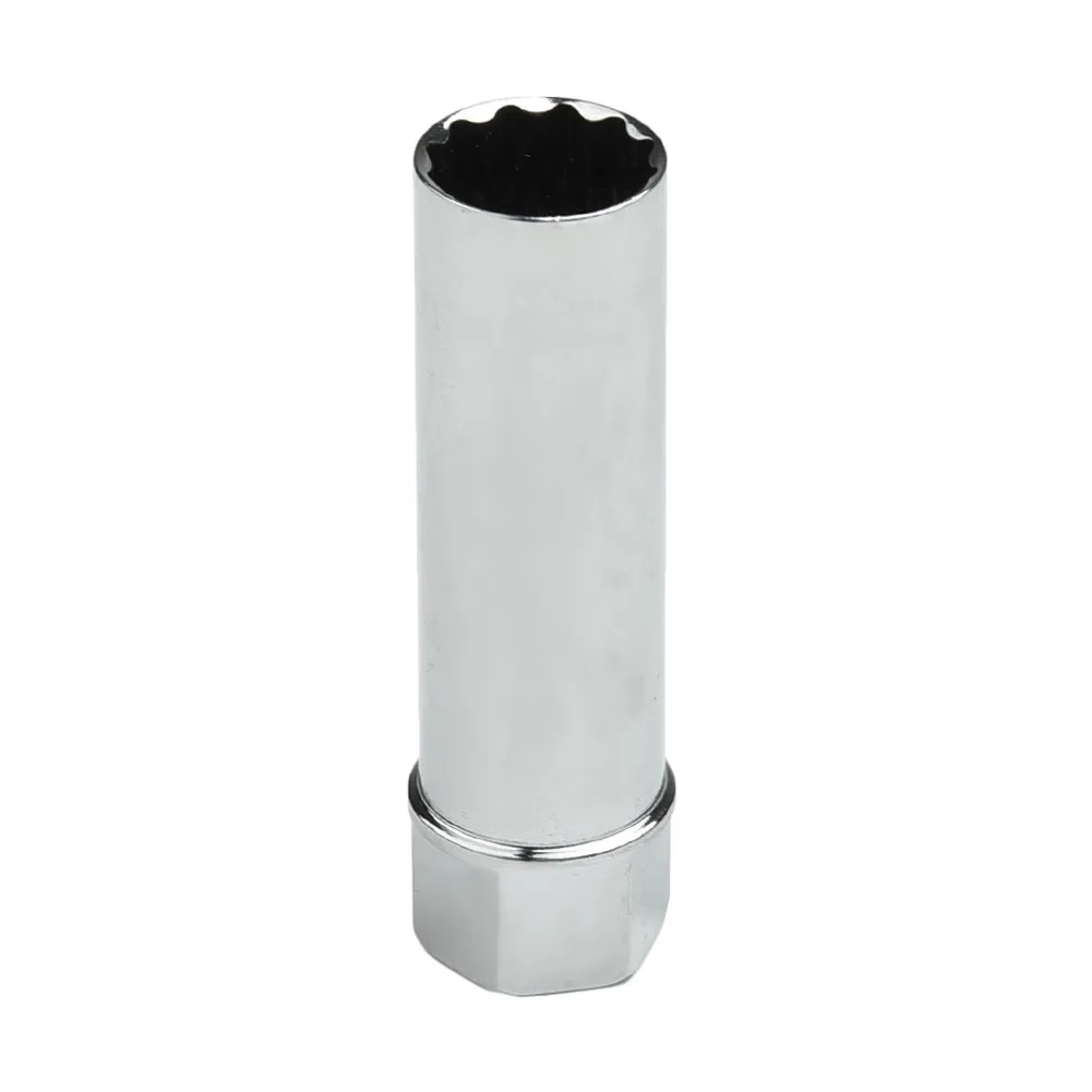 

1pc Spark Plug Remover Car Chrome Vanadium Alloy Silver Drive For Benz/BMW/Nissan Mini Key