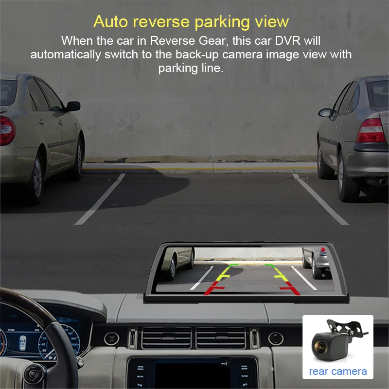 Автомобильный видеорегистратор 4 камеры 10 дюймов канала объектив Sony 1080P 32 ГБ