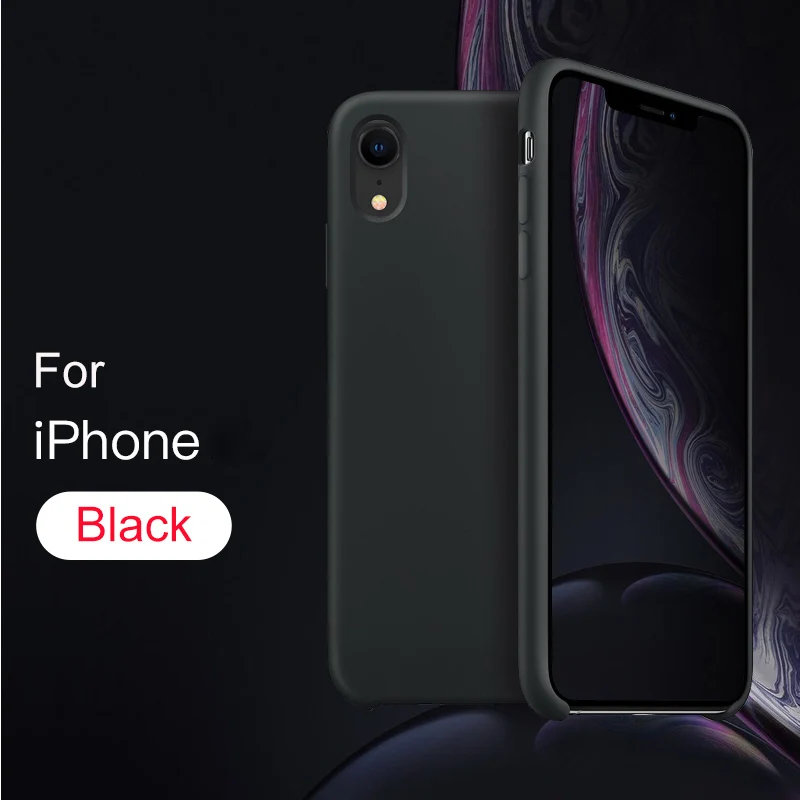 Официальный силиконовый чехол для iPhone 11 Pro MAX XR X Xs MAX чехол s для apple iPhone 7 8 Plus 6 6s 5 5S SE чехол с логотипом