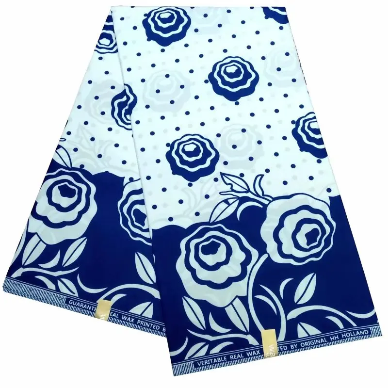 Полиэфирная ткань африканская с принтом 2020 Анкара оптовая продажа восковая