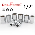 Гаечный ключ Drillforce с трещоткой, 8-36 мм, 12 дюйма