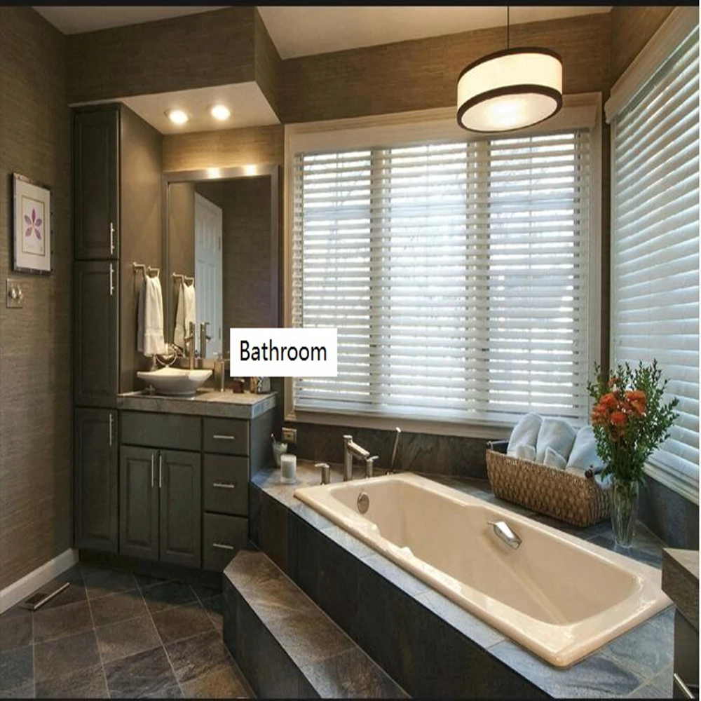 Горячая Распродажа алюминиевые жалюзи с веревками 25 мм водонепроницаемые размер