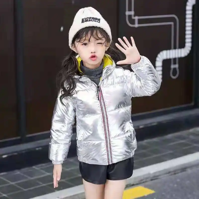 Детские пальто зимнее пуховое хлопковое для мальчиков и девочек