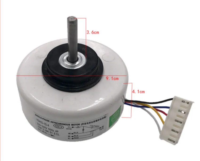 Подходит для кондиционера Midea Glico мотор вентилятора помещения герметичный