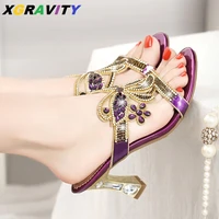 d015 2021 summer shoes elegant open toe summer slides female outdoor shoes high quality ladies fashion party shoes evening shoes
