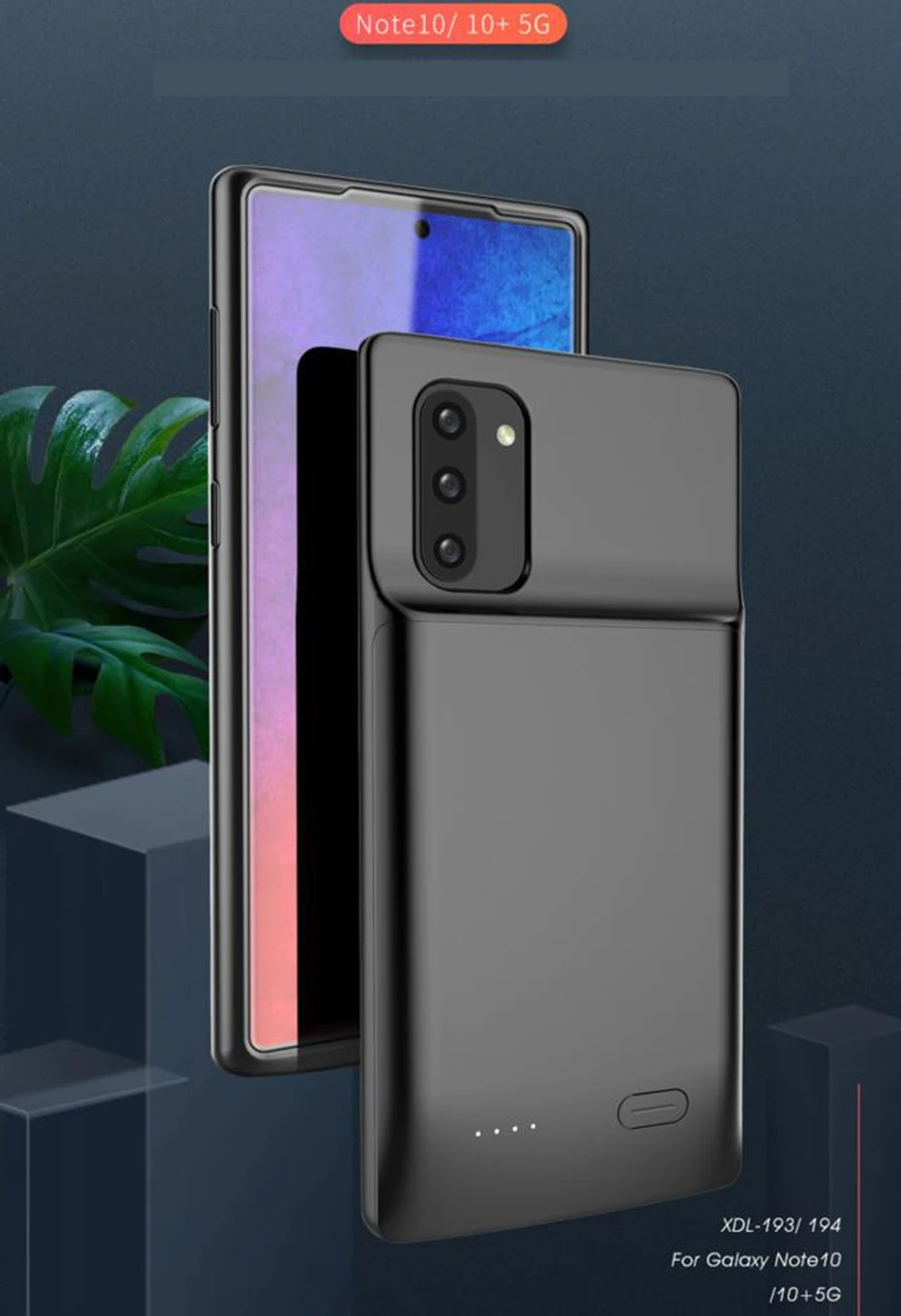 6000 мАч чехол для зарядного устройства для samsung Galaxy Note 10 10 Plus ультра тонкий чехол для аккумулятора s power Bank чехол для зарядного устройства