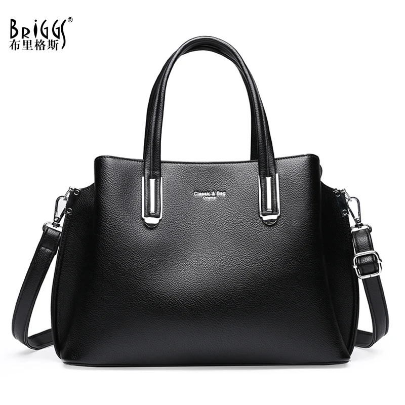 

BRIGGS 2021 Новая Элегантная винтажная женская сумка из искусственной кожи, деловая дамская сумка с верхней ручкой, высокое качество, женские су...